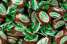 1kg woogie Bonbons Pfefferminz-Bonbons mit Kakaofüllung