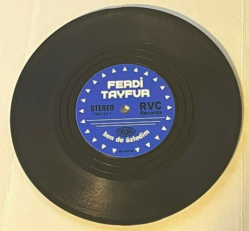 Retro untertasse und - lp,