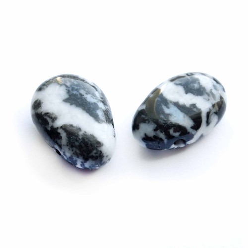 Jaspis zebra trommelstein - jaspis,