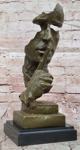 Modern kunst messingskulptur - modern,