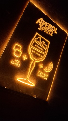Aperol spritz led - spritz, 3d