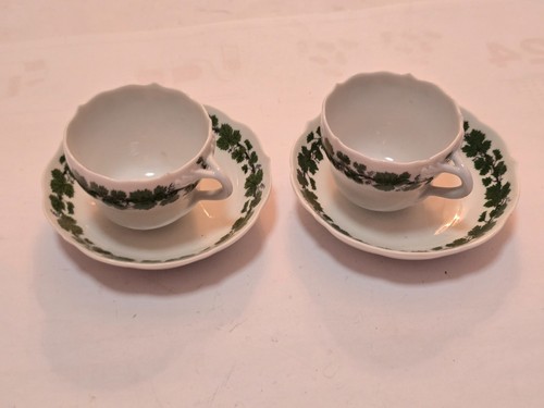 Meissen weinlaub mokkatassen - meissen,