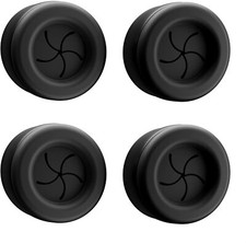 4 Handtuchhalter aus Edelstahl