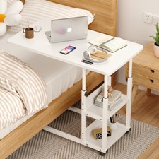Laptoptisch Pflege einstellbar Computertisch Sofatisch Nachttisch mit Rollen DE