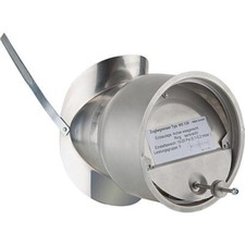 Abgasrohr Zugbegrenzer Edelstahl 150 mm  Rauchrohr Zugregler V2A  WS