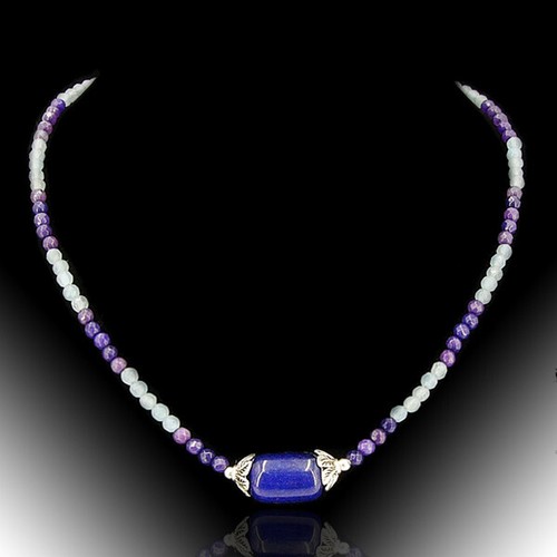 Aquamairn saphir kette - aquamairn, &
