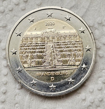 2 Euro Münze Deutschland 2020 Brandenburg  Prägung Selten
