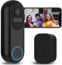 SURNICE 1080P HD Drahtlose Video-Türsprechanlage für den Außenbereich mit Kamera