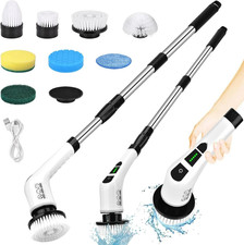 9 in 1 Turbo Scrub Elektrische Akku-Reinigungsbürste 360°Spin Reinigung Scrubber