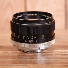 Defektes Minolta MF 58mm F1.4