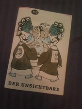Mosaik Digedags Nr. 142 "Der Unsichtbare" Hannes Hegen Sept.1968?FEHLDRUCK??!?
