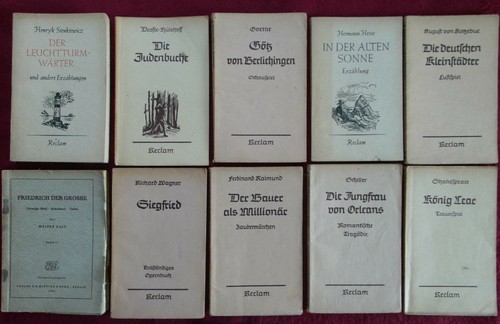 Reclam hefte von 1938 - hefte,,