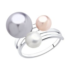 Ring 925 Silver Pearl