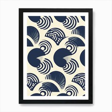 Abstraktes Muster 8 Kunstdruck