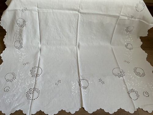 Jugendstil tischdecke leinen - tischdecke,