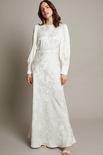 Monsoon ivory jacquard maxi - monsoon,