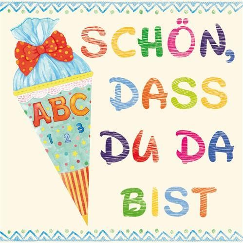 Servietten schulanfang - 20,