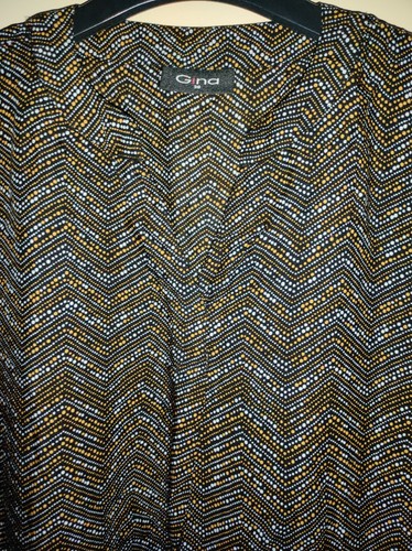 Gina bluse braun bunt - braun, gr.