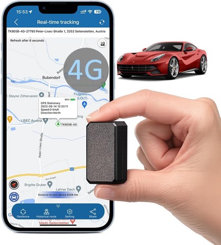 Tkmars mini gps tracker - 4g,