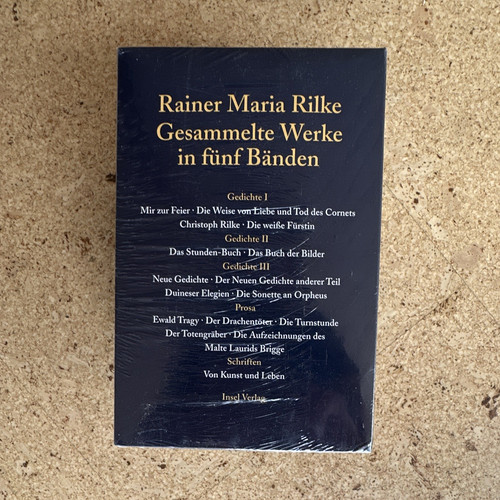 Insel verlag rainer maria - rainer,