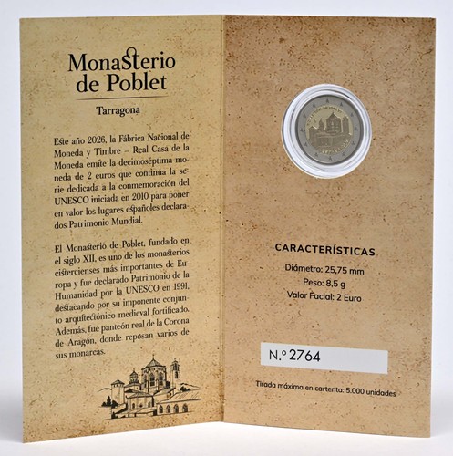 Euro kloster poblet 2026 - 2,