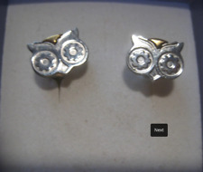 NEU Bicolor Ohrstecker Eulen Nomination Symphonie Edelstahl - Gold