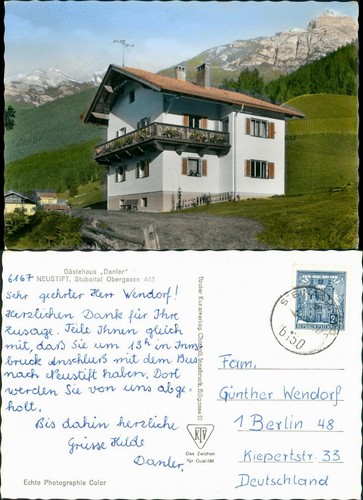 Ansichtskarte neustift - ansichtskarte, im