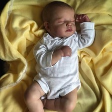 50cm LouLou Reborn Babypuppe /Realistische Neugeborenenpuppe aus Silikon & Vinyl