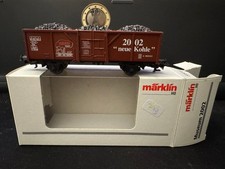 Märklin H0 Museum 2002 Güterwagen, Hochbordwagen mit Ladung " 2002 Neue Kohle"