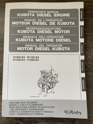 Bedienungsanleitung kubota - bedienungsanleitung,