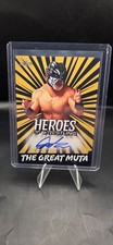 WWE Great Muta Autogramm Leaf
