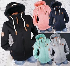 Damen Sweat Jacke Kapuze