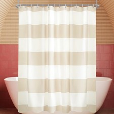 Duschvorhang 80x180 beige - 80x180,