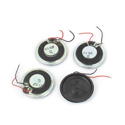4stk 8ohm magnet - 1w,
