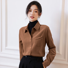 Damen Kord Hemd Jacke Bluse