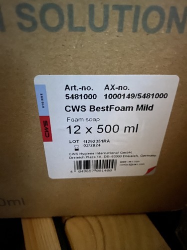 Cws seife neu 12x 500ml - seife,