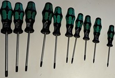 10 Wera Torx Schraubendreher  Mit Bohrung  7 - 40