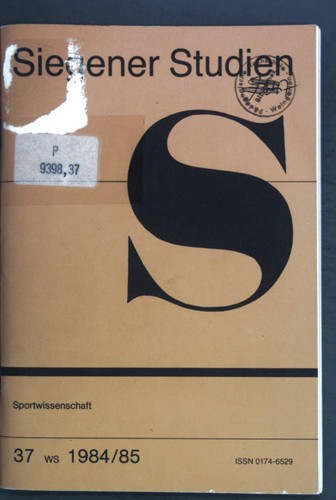 Sportwissenschaft siegener - sportwissenschaft.,
