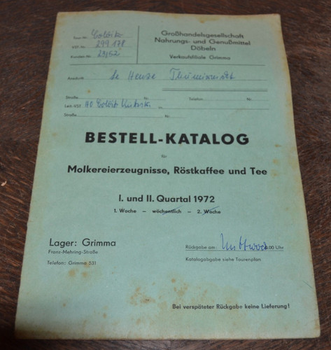 Bestell-Katalog