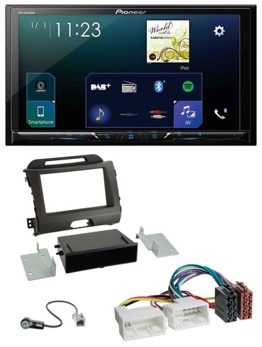 Pioneer mp3 bluetooth - usb, 2din
