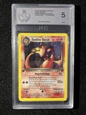 Pokemon Dunkles Glurak 1 st Edition 4/82 Holo Team Rocket Dark Charizard PGS 5 