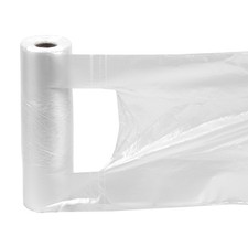 DayBays Knotenbeutel 22+12x42cm auf Rolle Plastiktüten für 3kg Tüten Handel