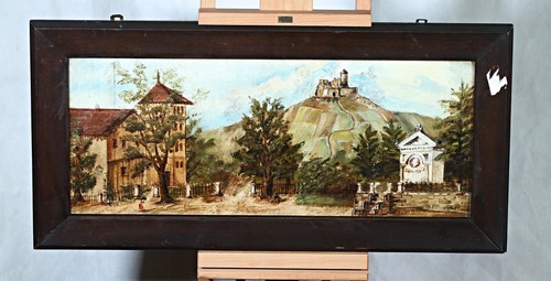 öl auf leinwand - leinwand, karton