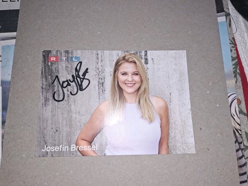 Autogrammkarte josefin bressel - autogrammkarte,