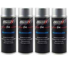 4 x 400ml CAR1 Autolack SILBER - Felgensilber, Spray Lackspray CO3602