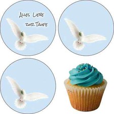 Taufe Taube Tortenaufleger