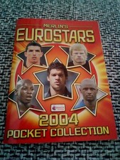 Merlin's Eurostars EM EURO 2004 Pocket Collection Leeralbum für Sticker, Rarität