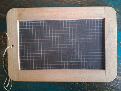 Alte kleine schiefertafel - alte, 20