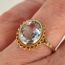 Vintage-Aquamarinring