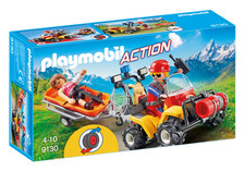 PLAYMOBIL® 9130 Bergretter-QUAD Action Arzt Rettungseinsatz Bergrettung SELTEN